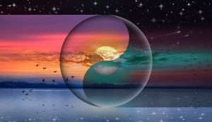 yin yang karma graphic